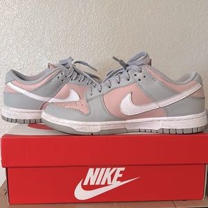 Nike Dunk Low pink Oxford / white